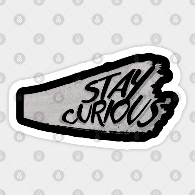 stay curious Sticker by itacc